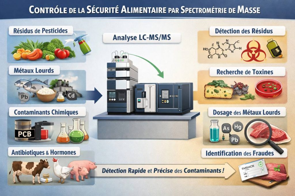 Application de la spectrométrie de masse au contrôle sécurité alimentaire